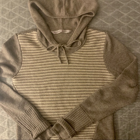 Athleta Merino “Noe” Long Sleeve Hoodie 👚🔥❤️ - Picture 3 of 6